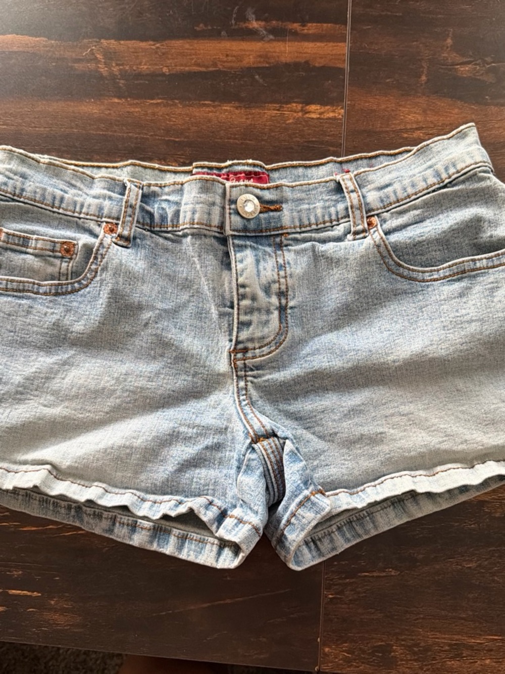 Vintage Y2K Tyte Jeans Light Wash Denim Low Rise Shorts Size 5
